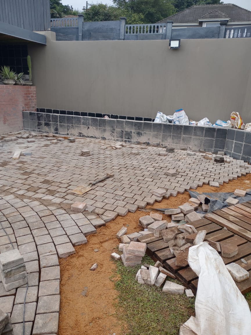 Paving project in Pietermaritzburg - driveway installation