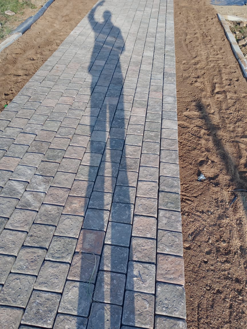 Clay brick paving PMB - residential driveway